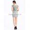 2017 Latest Design Photo For Lady Midi Embroidered Dress
