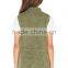 best selling lady tencel and linen-blend cheap military vests