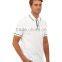 Fashion shorts mens cut sew polo shirts plain white