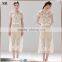 Machine Crochet Popular Ladies Long Evening Party Fashion Dress