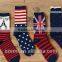 Cotton Vintage British flag socks for men and women socks/custom socks