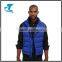 New Fashion European Style Winter Blue Men Down Vest with Stand Up Collar