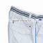 Side Striped Sport Style White Cargo Shorts Mens