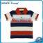 Navy Blue/Red/White Stripe Wholesale Boys Polo Shirt