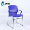LS-4025F Fashion design stackable metal frame plastic chair with arms metal stacking conference chair