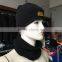 custom embroidery slouch polar fleece knitted beanie hat