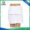 New Arrival White Perfect Fit Mid-rise Waist With Belt Loops Golf Lady Skort