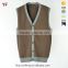 Latest V Neck Mens Sleeveless Cardigan Sweater Design