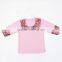 Girls T-shirt sequin collar newborn baby shirts tops M7010501