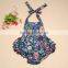 Wholesale Summer Printed Sling Ruffled Petti Playsuit Jumpsuit