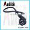 High quality of low voltage power cable & power cord,Electrical Home Appliances hollow power pin plug Cables with extension cord