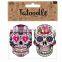 Mexican Day Of The Dead temporary face mask tattoo for halloween costume