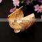 Charm Punk Hollow Arm Cuff Long Gold Silver Wide Bangles for Women Wave Bangle Bracelet