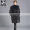 Genuine Fluffy Women Genuine Natural Fox Fur New Design Coat Korean Ladies