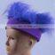 Fancy purple sport NBA basketball fans wig