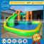 Brand new pool plastic giant inflatable water slide for sale with high quality