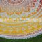 Cold-resistant wholesale custom printed hippie bohemian cotton table cover round table covers