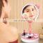 Multi-function Cute Cat Touch Screen Human Body Sensor USB Charging LED Makeup Mirror Desk Lamp Atmosphere Light