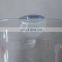 transparent square ice cooler bucket with two handles