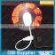 air cooling flashing programmable message portable LED usb mini fan