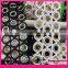hg030 white and black color polyester eyelet lace trim for garment decoration