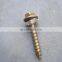 Оцинкованные саморезы с модифицированной ферментообразной головкой и молниеносным концом, качество Тайваня