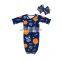 2019 floral print sleeping sack beauty sleeping gown comfortable kids sleeping bag with matching headband factory direct sale