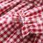 New 2 colors doll collar plaid dress girls skirt kids