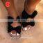 Women Leopard Bowtie Summer Flat Slippers Open Toe Suede Casual Slides Ladies Non Slip Comfort Female Fasion Shoes Plus Size