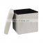 Customized New Design Modern Cube Folding Ottoman With Storage for Living Room Furniture