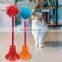 Factory supply Original design cat toy cat sticks suction cup with pom pom catnip cat toy