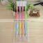 Aluminum Crochet Hooks Colorful Soft Plastic Handle Aluminum Weave Craft Crochet Hook Knitting Needle Set