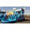 Dolphin Jumping Cartoon Inflatable Water Above Ground Bouncer Crazy Slide for Kids on Sale