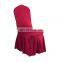 Wholesale Stretch Spandex Dining Room Ruffled Skirt Chair Covers Slipcover For Wedding Banquet Party Chair Covers