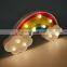 LED Rainbow Colorful Night Light Batteries Powered Decorative Light For Baby Bedside Lamp