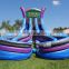 Twin Falls Tall Inflable Water Slide Purple Blue Marble Inflatable Water Slides