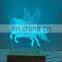 Newest USB 3D LED Lamp Creative Wood Night Lights Table Lamp Wooden Base Acrylic Lamp For Kids