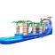 Inflatable Tropical Water Slides Backyard Blow Up Long Slip and Slide Water