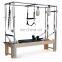 Commercial Home Use Fitness Pilates Reformer Equipment Body Balanced Pilates Machine With Full Trapeze Cadillac Pilates Reformer