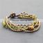 Wholesale color gravel bead rubble stone bracelet XE09-0226
