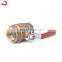 female water brass high quality  ball valve steel threaded