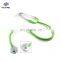 Yellow Medical Disposable Stethoscope Adults Single Head