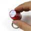 6led kids mini flat LED flashlight with keychain