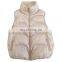 Wholesale ladies Hot Selling Women Winter Thick Warm Cotton Padded Down Vest Sleeveless Bubble  Outerwear vests