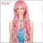 Cheap Beauty Japanese Hot Orange Curly Synthetic Cosplay Wig