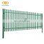 Green Powder Coated Palisade Fence Gate Design