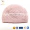 Kids Winter Warm 100% cashmere knitted baby beanie hats