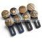 New Product Brass Metal Elastic Custom Jacket Buttons For Jeans