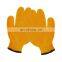 Acrylic glove liner with criss-cross PVC coated Gloves Hot selling