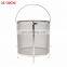 Stainless steel metal liquid filter,home beer brewing kettle filter,wine filtration